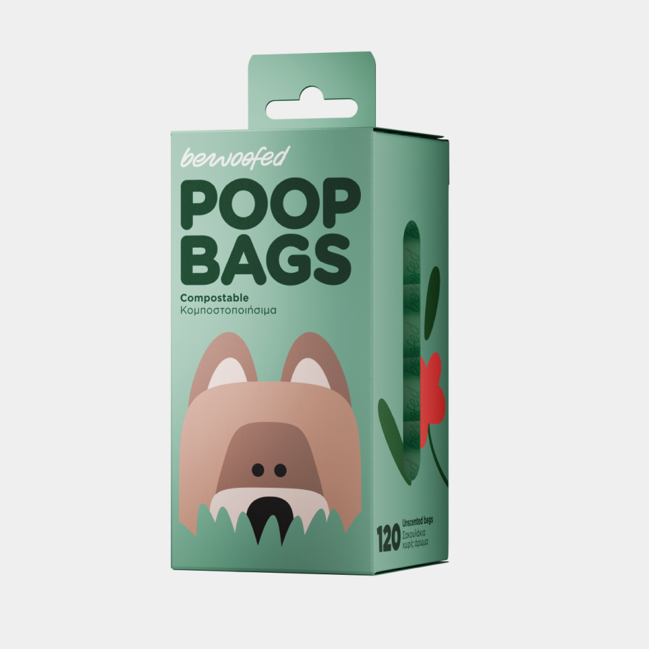 Compostable Poop Bags - 120 Bags